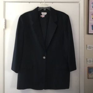 Talbots Vintage Lightweight Black Blazer